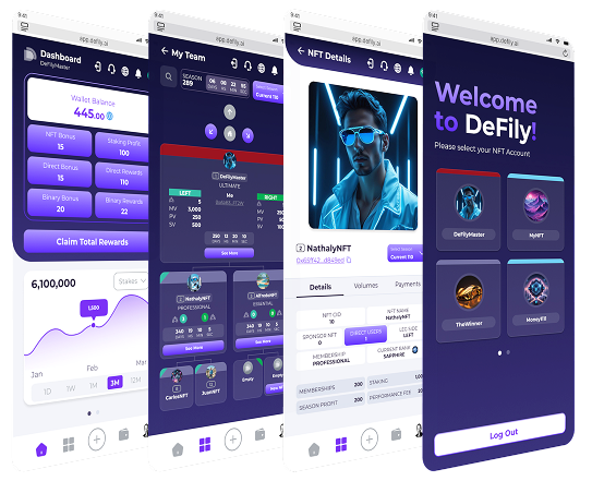 DeFily Dashboard